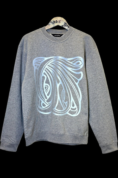 Schwung Sweater, reflective print, available in 3 colorways