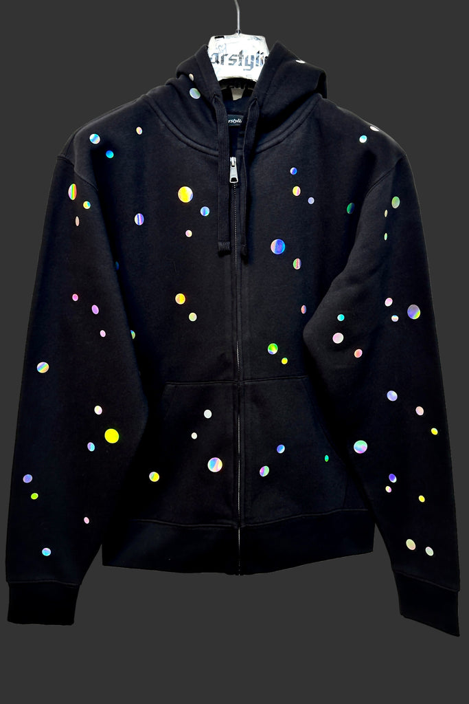 starstyling classic with holographic print