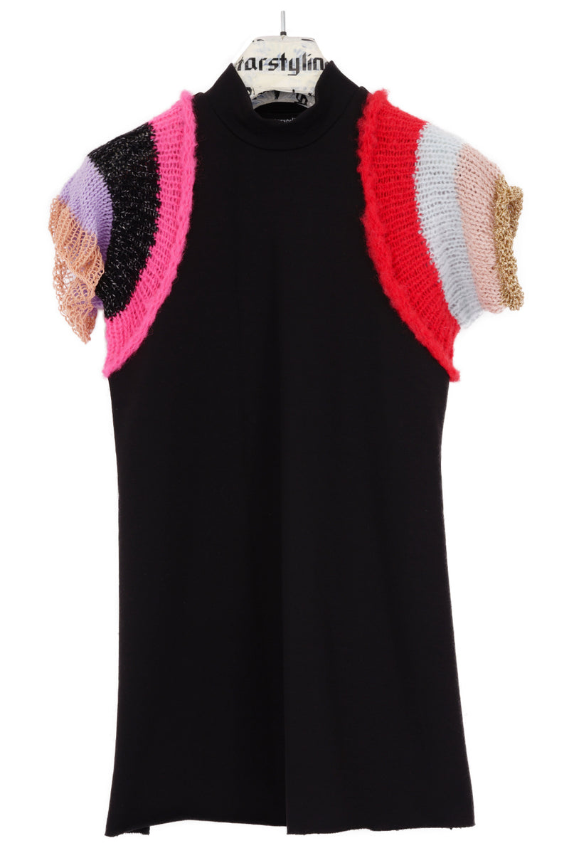 Knitted Arm Mini Dress
