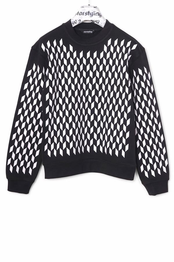Mini Rhombus Allover Sweater