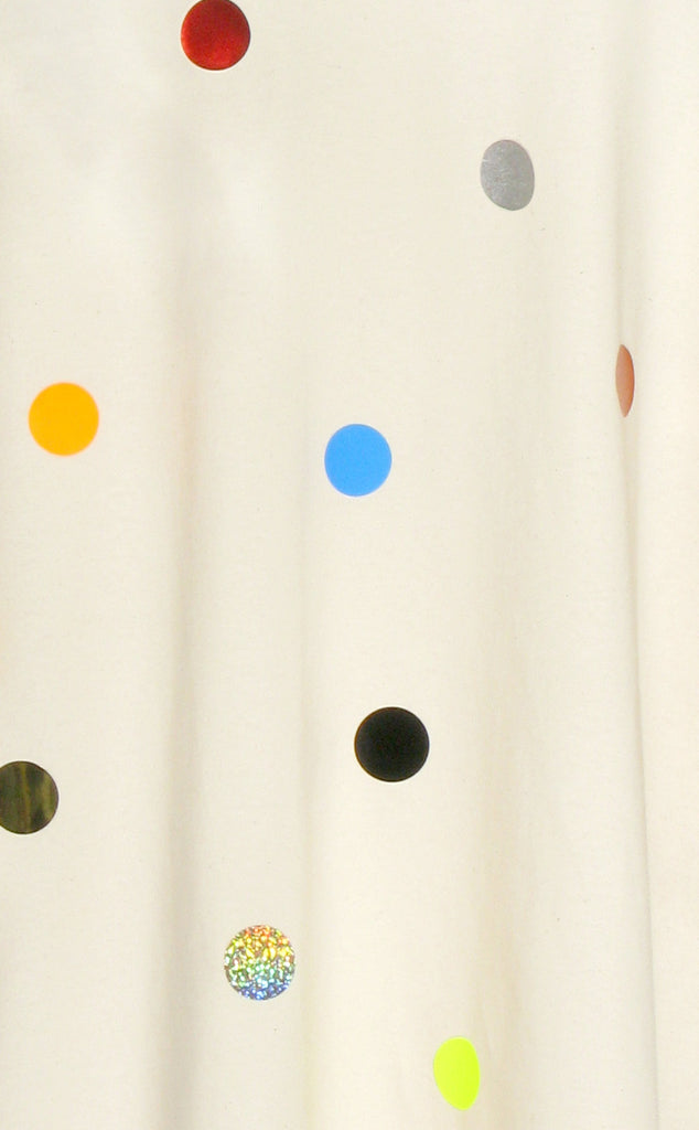 colorful small polka dots