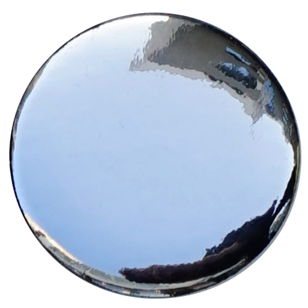 Silver Mirror Button